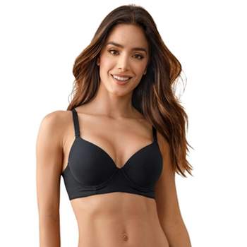Smart & Sexy Smooth Lace T-shirt Bra Black Hue W/ Ballet Fever