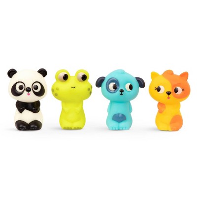 B. 4 Animal Finger Puppets - Pinky Pals 