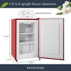 Kismile 2.3 Cu.Ft Upright Freezer, Energy Saving and Low Noise, 3 temperature settings (Black) - 2 of 4