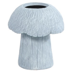 The Lakeside Collection Mushroom Planter Gray Large Medium or Small Garden - 1 of 2