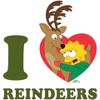 Men's The Simpsons Christmas Lisa I heart Reindeers T-Shirt - 2 of 4