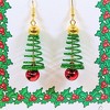 Roman 1.5 Inch Jingle Bell Tree Earring Christmas Seasonal Holiday Jewelry , Pierced Bell (2PC) - 3 of 3