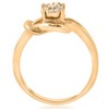 Pompeii3 14k Yellow Gold Diamond Knot Ring - 3 of 4