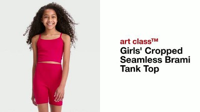 Girls' Seamless Cropped Cami Tank Top - Art Class™ : Target