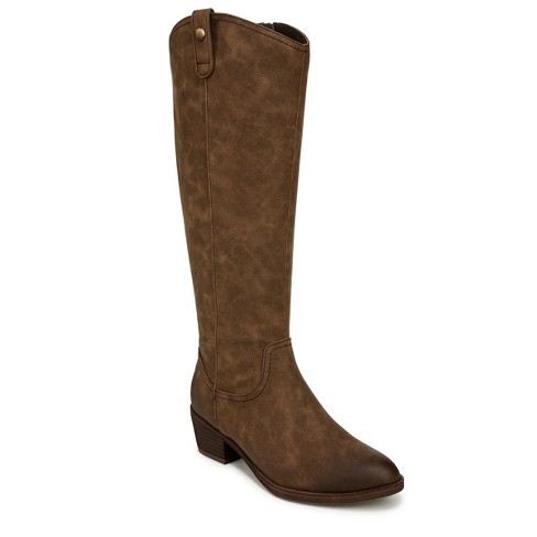 Naturalizer boots brown hotsell