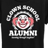 Women's - Instant Message - Clown School Alum Short Sleeve Graphic T-Shirt - 2 of 4
