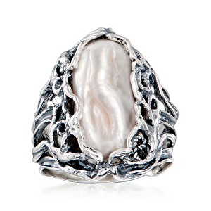 Ross-Simons 20-23mm Cultured Baroque Pearl Ring in Sterling Silver - 1 of 4