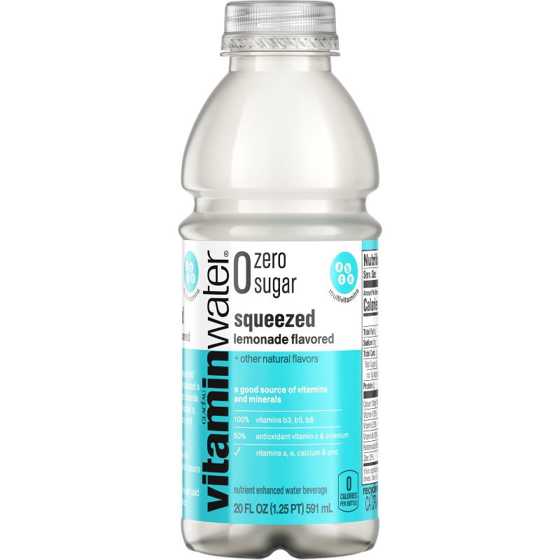 vitaminwater zero squeezed lemonade - 20 fl oz Bottle, 3 of 17