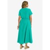 Jessica London Women's Plus Size Drawstring Maxi Dress - 3 of 4