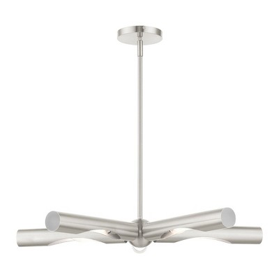 Livex Lighting Acra 5 - Light Chandelier in  Brushed Nickel