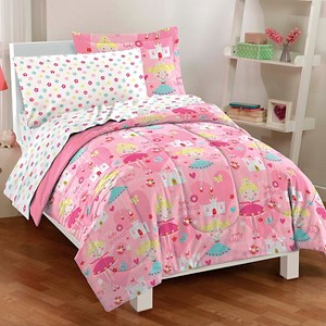 Dream Factory Pretty Princess Mini Bed in a Bag - Pink (Full)