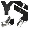 Allegra K Women's Adjustable Metal Clamp Elastic Suspenders Braces - 4 of 4