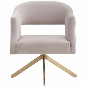 Quartz Swivel Accent Chair - SFV4736 - Safavieh Couture - 1 of 4