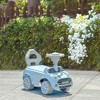 Vynxaria Blance bike, Foot to Floor Sliding Car with Horn, Steering Wheel &  Anti-Over-Backwards System for Toddler Ages 18-36 Months, Light Blue - 3 of 4