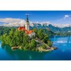 500 Piece Jigsaw Puzzle, Bled, Slovenia, Historic church, Lake view, Alps landscape, Adult Puzzle, Castorland B-54114 - 2 of 4