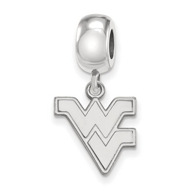 Black Bow Jewelry Sterling Silver West Virginia Mountaineers NCAA Bead Charm