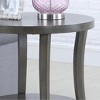 Perth Contemporary Oval Shelf End Table - 4 of 4