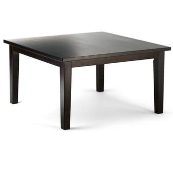 54"x54" Colburn Solid Hardwood Square Dining Table Java Brown - WyndenHall