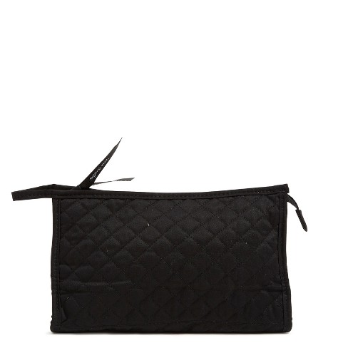Daisy Fuentes Women's Quilted Makeup Bag - Makeup Organizer Travel Bag,  Cosmetic Bag, Toiletry Bag, Square Train Case, Black : Target