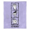 Cartoon Network Ed Edd N Eddy Ed Heads Silk Touch Throw Blanket 50x60 Inches - 3 of 4