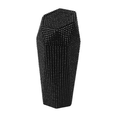 thumbnail image 2 of Car Trash Can Trash Bin Rhinestones Hanging 6.3" Length 2.8" Width 5.5" Heigh 2 of 11