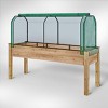 CedarCraft Elevated Cedar Planter: Outdoor Garden Bed with Greenhouse & Bug Cover, 23"x72"x30", Rectangular - 2 of 4