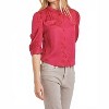 Women's Nima Ruffle Neck Button Up Blouse - Another Love - 2 of 4