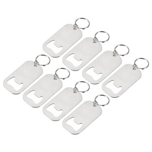 Unique Bargains Stainless Steel Portable Beer Soda Bottle Opener for Home Bar Party - 1 of 4