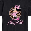 Men's - Disney - Minnie Mouse Leopard Print Logo Short Sleeve Graphic T-Shirt - 2 of 4