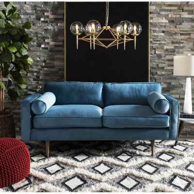 Kenya Black and Ivory Hand-Knotted Wool 8' x 10' Area Rug