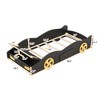 Lyngins Twin Size Race Car-Shaped Platform Bed Frame with Decorative Wheels & Built-In Storage, Wooden Toddler Bed with Safe Side Rails - 4 of 4