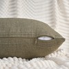 REGALWOVEN Linen Fade-Resistant Soft Solid Minimalist Neutral Throw Pillow Covers 2 Pcs - 3 of 4