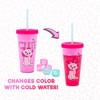 Silver Buffalo Disney The Aristocats Marie Color-Changing Plastic Tumbler | Holds 24 Ounces - 2 of 4