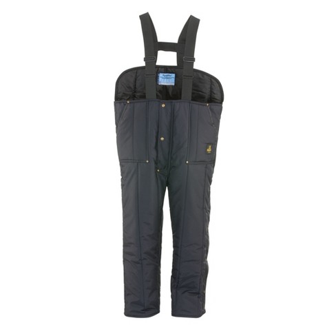 Refrigiwear Men's Iron-tuff Insulated Low Bib Overalls -50f Cold Protection  (navy Blue, Medium) : Target