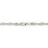 Black Bow Jewelry 3.5mm, Sterling Silver Singapore Chain Necklace - 4 of 4