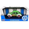 1966 Volkswagen Beetle Green with Graffiti Graphics 1/24 Diecast Model Car by Motormax - 3 of 3