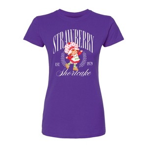 Women's - Strawberry Shortcake - Collegiate Fitted Graphic T-Shirt - 1 of 1