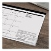 Compact Desk Pad, 18 x 11, White Sheets, Black Binding, Clear Corners, 12-Month (Jan to Dec): 2025 - 3 of 3