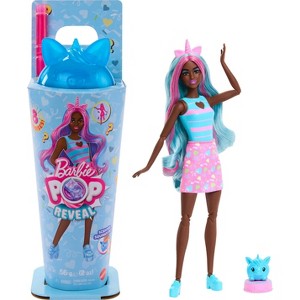 Barbie Pop Reveal Shakes Series 12" Doll and Accessories Set, Scented Sweet Unicorn Fashion Doll - 1 of 4