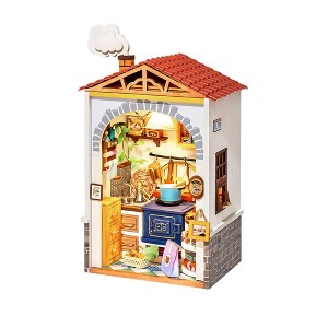 Flavor Kitchen DIY Miniature House Kit - Hands Craft: Model Kits for Ages 14+, Includes Instructions & Batteries - 1 of 4