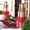RugSmith Multi Machine Tufted Joy on Plaids Doormat - 2 of 4