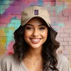 Dalix Purple Gummy Embroidered Cotton Dad Hat Baseball Cap Adjustable Womens - 2 of 4