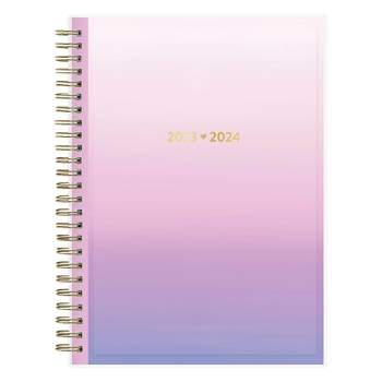 Color Me Courtney for Blue Sky 2023-24 Academic Planner 5.875"x8.625" Weekly/Monthly Wirebound Clear Pocket Cover Lilac Haze