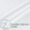 LunaLulinlk White Waffle Shower Curtain, 72"x 72" - 2 of 4