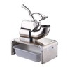 661LBS/H Ice Crushers Machine, 350W Electric Snow Cone Machine with 4 Blades, Stainless Steel Shaved Ice Machine Box,Irregular,silver,18.9in - 3 of 4