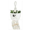 Unique Bargains Macrame Plant Hanger Woven Cotton Indoor Outdoor Decorative - 4 of 4