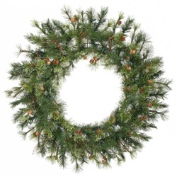 Vickerman 16 Mini Pine Artificial Christmas Wreath Unlit