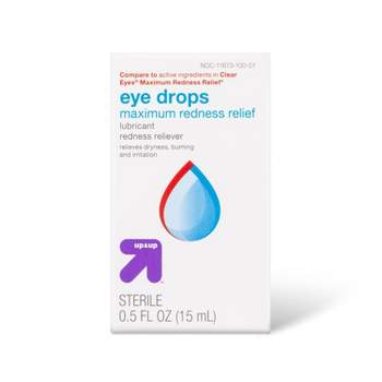 Clear Eyes Redness Relief Eye Drops For Redness, Dryness, Burning, &  Irritation - 0.5 Fl Oz : Target