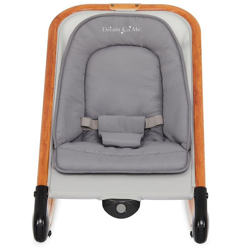 Dream On Me Rock With Me 2-In-1 Rocker And Stationary Seat, Compact Portable Infant Rocker with Removable Toy Bar Rocking Chair, 6 of 18
