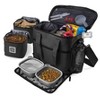 Overland Travelware 22" Dog Gear Travel Bag - Week Away Bag for Medium & Large Dogs with 2 Food Carriers, Placemat & 2 Bowls - image 3 of 4